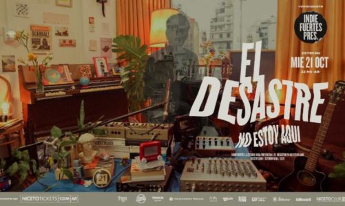 EL DESASTRE PRESENTA NO ESTOY AQUÍ, SU VIDEO LIVE SET