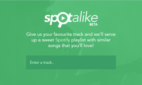 SPOTALIKE: TELL ME A SONG AND I’LL TELL YOU WHO YOU ARE