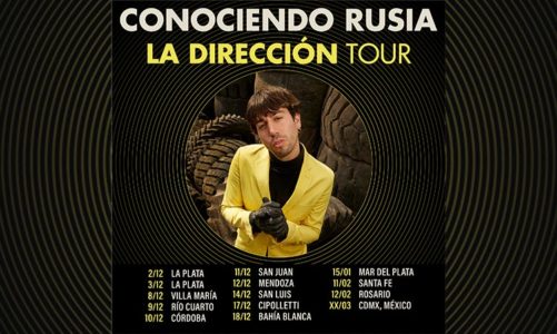 CONOCIENDO RUSIA ANUNCIA SU NUEVA GIRA “LA DIRECCIÓN TOUR”