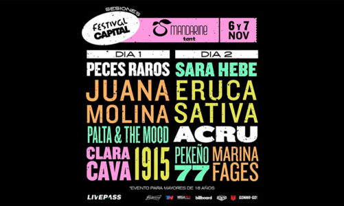 FESTIVAL CAPITAL DESEMBARCA EN MANDARINE TENT