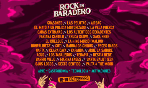 ROCK EN BARADERO REGRESA EN FEBRERO