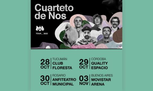 EL CUARTETO DE NOS ANUNCIA SU GIRA POR LA ARGENTINA