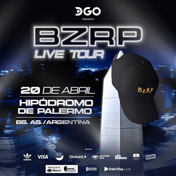 BIZARRAP DA INICIO AL BZRP LIVE TOUR POR EL PAÍS MAPSOUND
